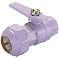 Watermarked Ball Valve Brass 25FI X 32PE Lilac WPE2532FRW