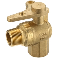 Watermarked Ball Valve Right Angle Meter Stop 20FI X 20MI