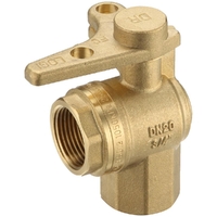 Watermarked Ball Valve Right Angle Meter Stop FI X FI 25mm Lead Free