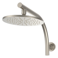 Evolve Round Wall Mounted Shower Brushed Nickel