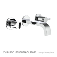 Zenith Bath Set - 1/4 Turn Ceramic Brushed Chrome
