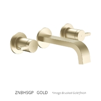 Zenith Bath Set - 1/4 Turn Ceramic Gold