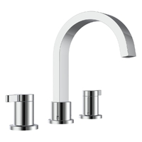 Zenith Basin Set - Swivel Spout - 4 Star - 1/4 Turn Ceramic Chrome (Lf)