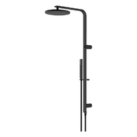 Zenith Combination Shower - Square Profile Hand Shower - Matt Black