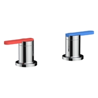 Zenith Care Sink Top Assemblies With Reb And Blue Levers - Chrome (Lf)