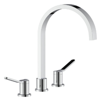 Zenith Care Sink Set With Extended Levers - 4 Star Swivel - Chrome (Lf)