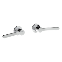 Zenith Care Wall Top Assemblies With Extended Levers - Chrome (Lf)