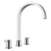 Zenith Hob Sink Set - 4 Star - 1/4 Turn Ceramic Chrome (Lf)
