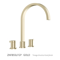 Zenith Hob Sink Set - 4 Star - 1/4 Turn Ceramic Gold (Lf)
