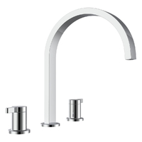 Zenith Vanitee Sink Set - 4 Star - 1/4 Turn Ceramic Chrome (Lf)