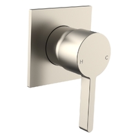Zenith Wall Mixer - Square Plate Brushed Nickel (Lf)