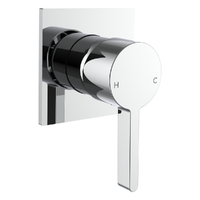Zenith Wall Mixer - Square Plate Chrome (Lf)