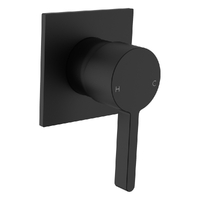 Zenith Wall Mixer - Square Plate Matt Black (Lf)