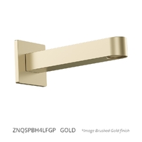Zenith Wall Outlet 150Mm - Basin/Sink 4 Star - Square Plate Gold (Lf)