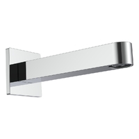 Zenith Wall Outlet 150Mm - Basin Sink 6 Star - Square Plate  Chrome (Lf)