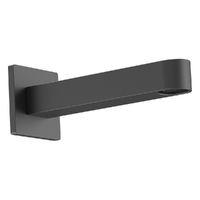 Zenith Wall Outlet 150Mm - Bath - Square Plate Gunmetal