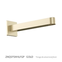Zenith Wall Outlet 200Mm - Basin/Sink - Square Plate Gold (Lf)