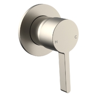 Zenith Wall Mixer - Round Plate Brushed Nickel (Lf)