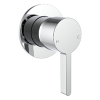 Zenith Wall Mixer - Round Plate Chrome (Lf)