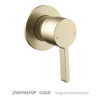 Zenith Wall Mixer - Round Plate Gold (Lf)