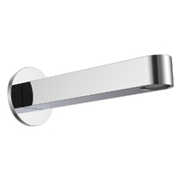 Zenith Wall Outlet 150Mm - Bath - Round Plate Chrome