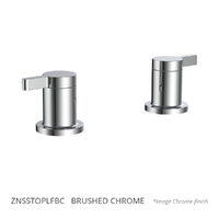 Zenith Sink Top Assembly - 1/4 Turn Ceramic Brushed Chrome (Lf)