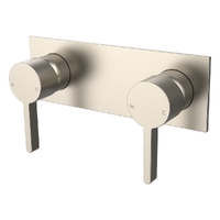 Zenith Twin Wall Mixer Brushed Nickel (Lf)