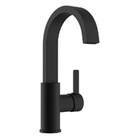 Zenith Swivel Basin Mixer - Vertical Style - 4 Star Matt Black (Lf)