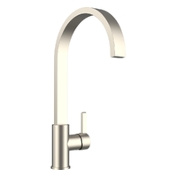 Zenith Swivel Sink Mixer - Vertical Style - 4 Star Brushed Nickel (Lf)