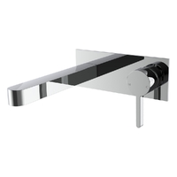 Zenith Horizontal Wall Mixer Set - Bath Chrome Trim Kit