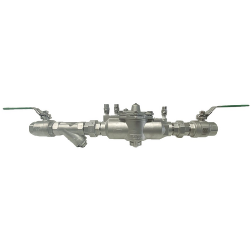 32mm RPZD Stainless Steel C/W Lockable B/Valves, Strainer & Unions - Watts