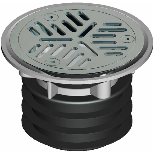 Vinyl Floor Wst F/Fin Grate 80mm