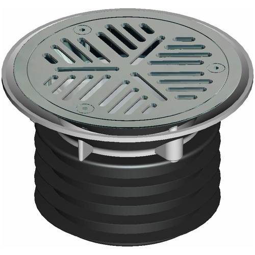 Vinyl Floor Wst F/Fin Grate 100mm