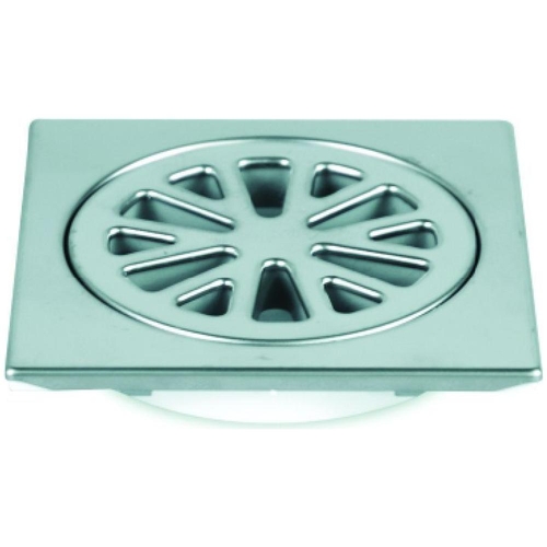 Stubby Floor Grate Plastic Sq SS 100mm