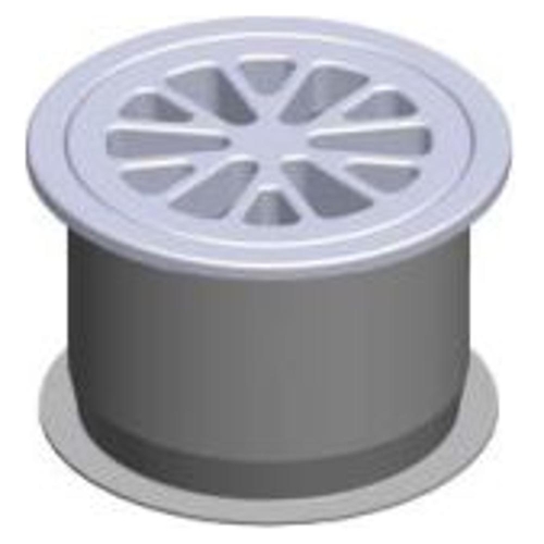 Plas-fin Waste Rnd S/S  80mm