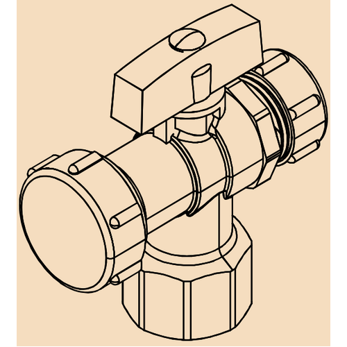 Tri-Tec Valve Female Chrome