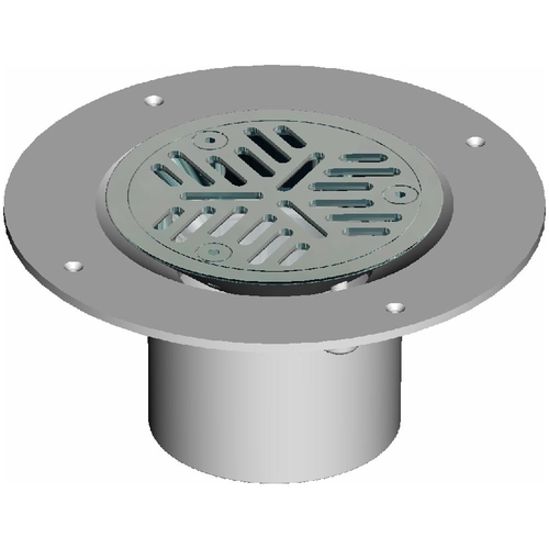Vinyl Floor Wst Flange SW Grate 80mm