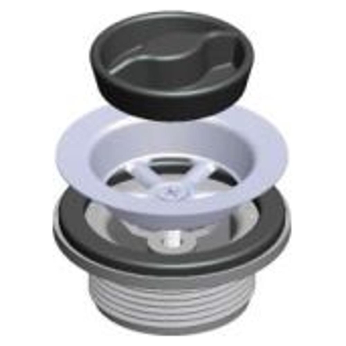 Plug & Waste Protec 40mm S/steel