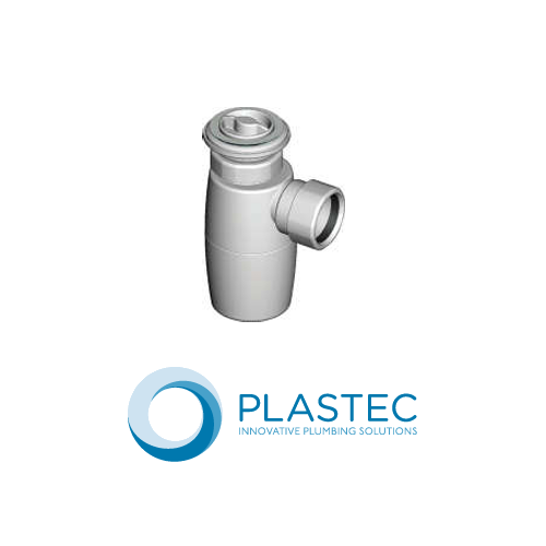 40mm Plug & Waste Bottle Trap Wh