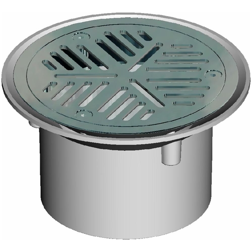 Vinyl Floor Wst SW S/Steel Grate 100mm