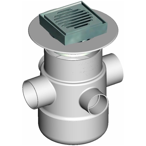 Floor Waste Gully Kit Smart Grate 50mm