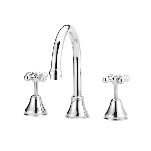 JULZ GOOSENECK SINK SET SWIVEL WELS 4 STAR C/P