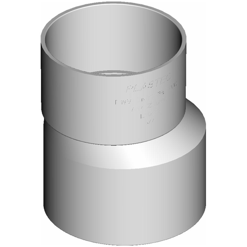 DWV Level Invert Taper   80 X 65mm