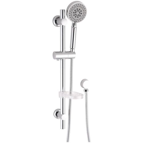 LAVAR 5 FUNCTION HAND SHOWER ON RAIL WELS 4 STAR C/P