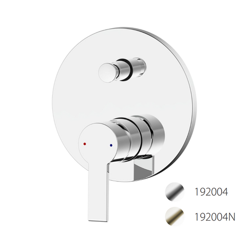 LUCCA WALL MIXER WITH DIVERTER B/N