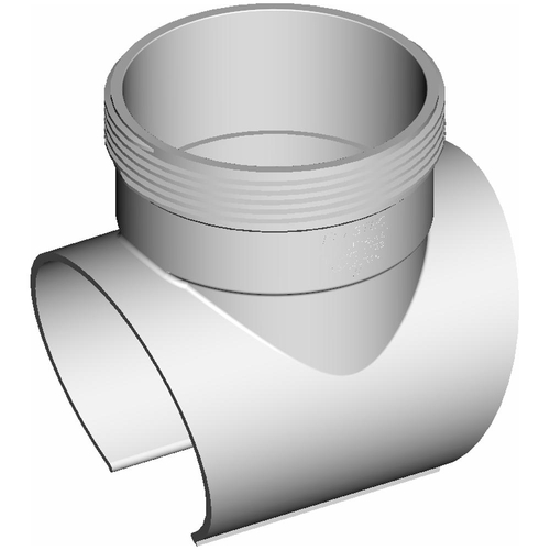 DWV Snap On Tee 100mm DWVF0470