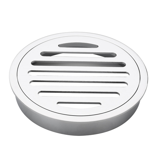 80mm ROUND FLOOR GRATE TRAPSCREW C/P 