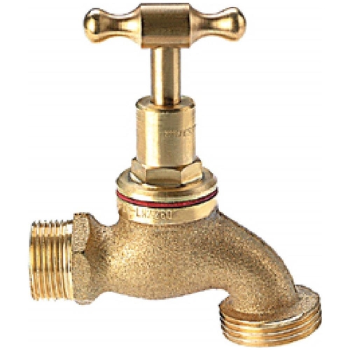 LF 15mm MALE HOSE COCK (1/2") BR