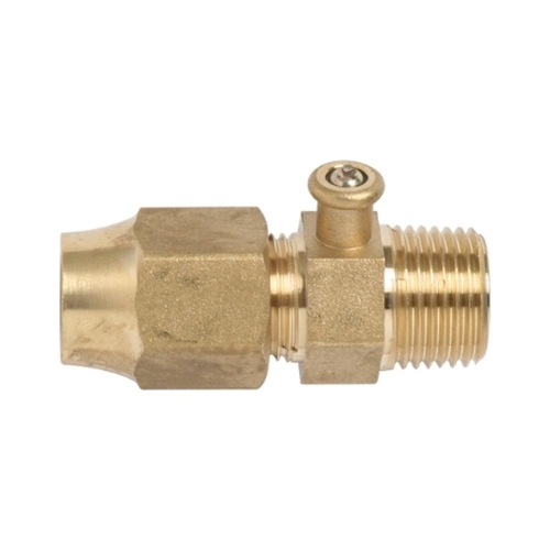 Adaptor Brass R1/2 M x 1/2 SAEM and Nut