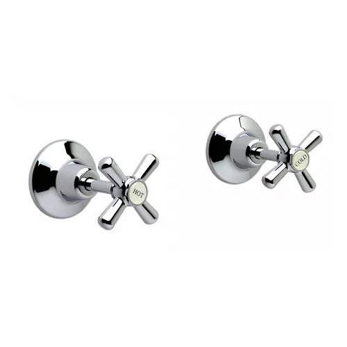 1/2 Turn Ceramic Disc Wall Top Assembly Whitehall Chrome Plated 